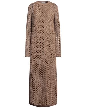Brunello Cucinelli Midi Dress - Brown