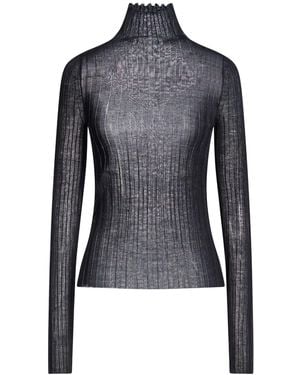 Dior Turtleneck Wool, Silk - Blue