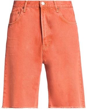 Haikure Denim Shorts - Orange