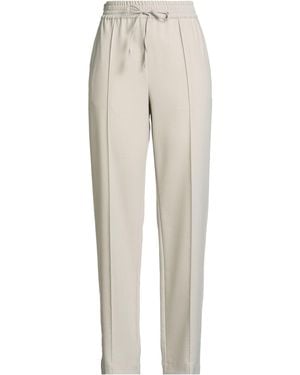 SOLOTRE Trousers Polyester, Elastane, Acetate, Viscose - White
