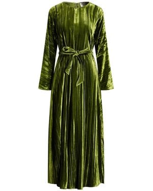 forte_forte Maxi Dress Viscose, Polyamide - Green