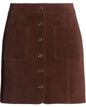 Celine Mini Skirt Calfskin - Brown