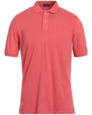 Rossopuro Coral Polo Shirt Cotton - Pink