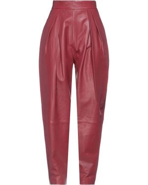 Alberta Ferretti Trouser - Red