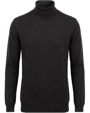 Roberto Collina Turtleneck Merino Wool - Black