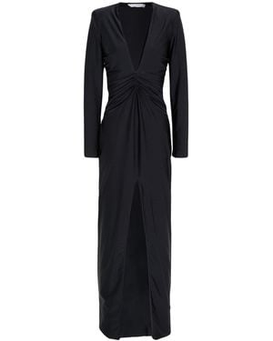 House of Amen Maxi Dress Polyamide, Elastane - Black