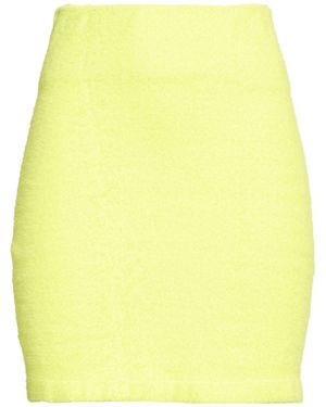 KENZO Lime Mini Skirt Polyamide - Yellow