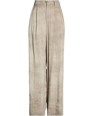 Uma Wang Light Trousers Linen, Viscose, Cotton - Natural