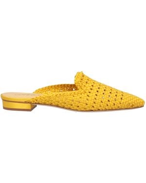Giannico Mules & Clogs - Yellow