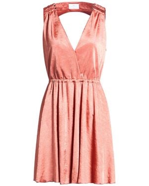 Nenette Rust Mini Dress Polyester - Pink