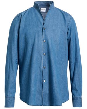 Bagutta Denim Shirt Cotton - Blue
