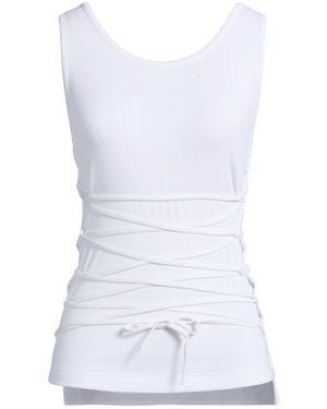 Moschino Camiseta De Tirantes - Blanco