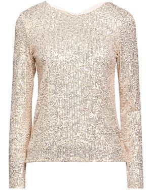 MDM MADEMOISELLE DU MONDE Top Polyester, Elastane - Natural