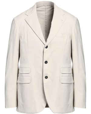 Massimo Alba Blazer Cotton, Cashmere, Elastane - Natural
