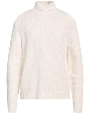 Domenico Tagliente Turtleneck Wool, Acrylic - White