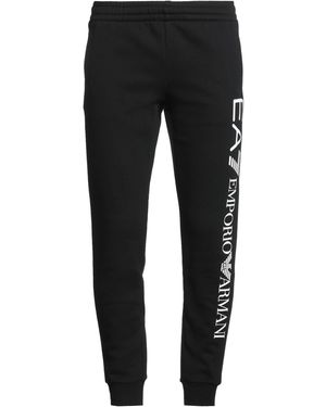 EA7 Trousers Cotton, Polyester - Black