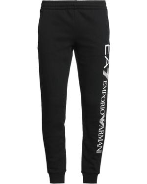 EA7 Pants Cotton, Polyester - Black