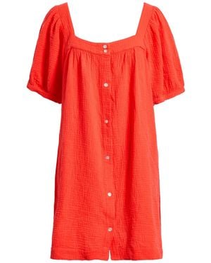 Honorine Mini Dress Cotton - Red