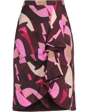 Marella Midi Skirt Polyester - Red