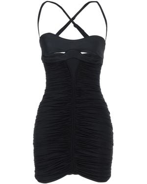 Mugler Mini Dress - Black