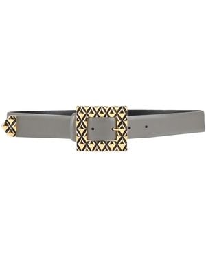 Alberta Ferretti Belt Leather - White
