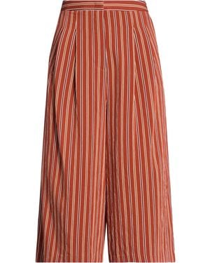.., merci italia Pants Viscose, Polyamide - Red