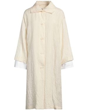 Ter Et Bantine Satin-Poplin Trench Coat - White