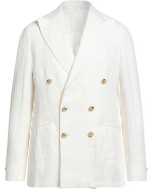 SARTITUDE NAPOLI Blazer Linen - White