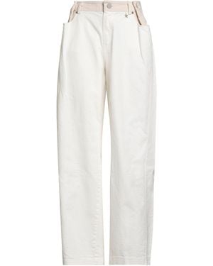 Souvenir Clubbing Trousers Cotton, Elastane - White