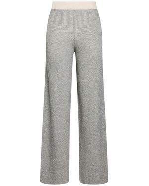 Lorena Antoniazzi Pants Virgin Wool, Cashmere, Silk - Gray