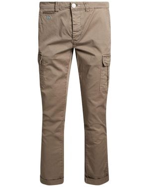 Tramarossa Khaki Trousers Cotton, Elastane - Natural