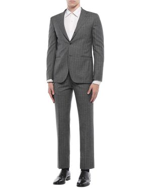 SARTITUDE NAPOLI Suit Super 130S Wool - Gray