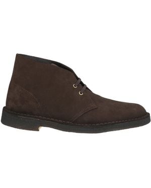 Clarks Ankle Boots Leather - Brown