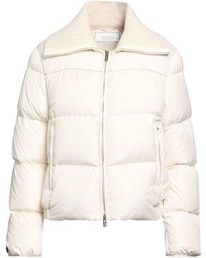Peserico Jacket Polyester, Merino Wool, Wool, Polyamide, Metal - Natural