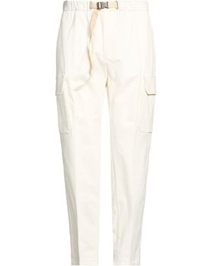 Squad² Cream Pants Cotton, Elastane - White