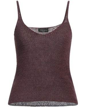 Roberto Collina Top Cotton, Polyamide - Purple