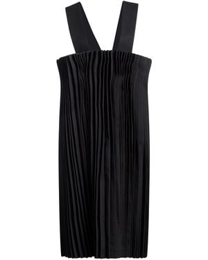 Comme des Garçons Midi Dress Polyester - Black