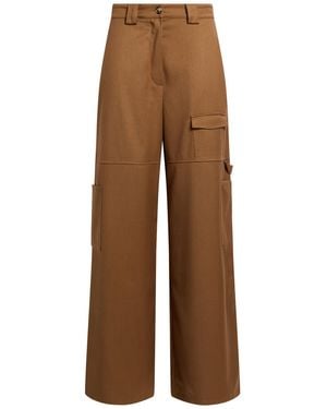8pm Pants Polyester, Viscose, Elastane - Brown