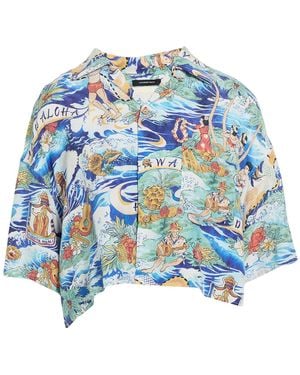 R13 Light Shirt Rayon - Blue