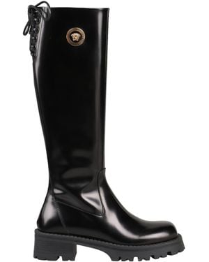 Versace Boot Calfskin - Black