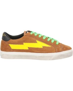 Sanyako Camel Trainers Leather - Yellow