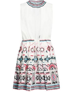 Ermanno Scervino Midi Dress Cotton, Polyester, Polyamide - White