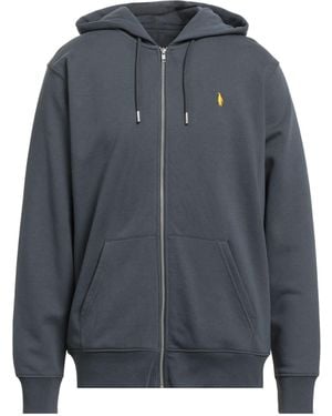 WALTBAY® Charcoal Sweatshirt Organic Cotton, Recycled Polyacrylic - Blue