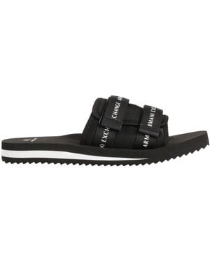 ARMANI EXCHANGE Sandals - Black
