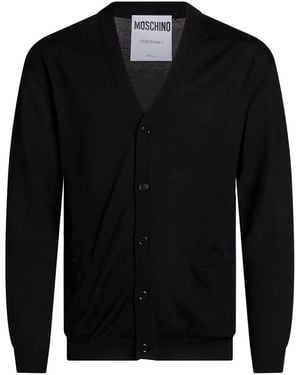 Moschino Cardigan Virgin Wool - Black