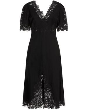 Sea Midi Dress Cotton, Linen, Polyester - Black