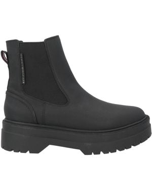 Tommy Hilfiger Ankle Boots Rubber - Black