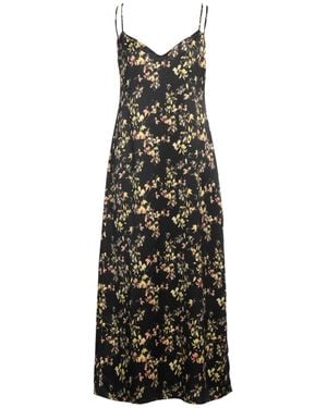HUGO Maxi Dress Recycled Polyester, Polyester - Black