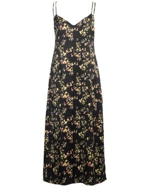 HUGO Maxi Dress Recycled Polyester, Polyester - Black