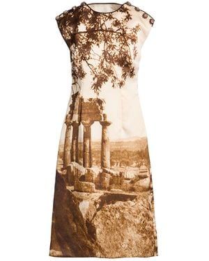 Dolce & Gabbana Midi Dress - Metallic